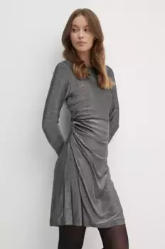 Дкное платье DKNY, серебряный