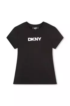 Dkny детская футболка, черный