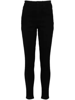 DKNY джинсы с нашивкой-логотипом, черный