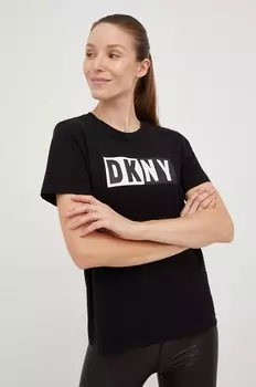 Dkny футболка, черный
