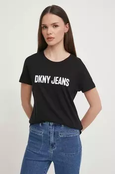 Dkny футболка, черный