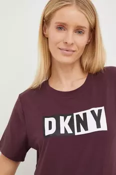 Dkny футболка, фиолетовый