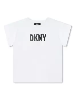 DKNY футболка из джерси с логотипом, белый