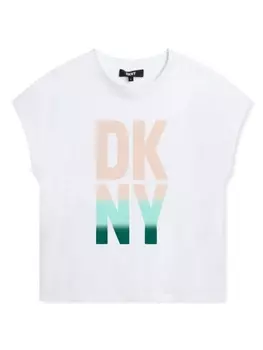 DKNY футболка из джерси с логотипом, белый