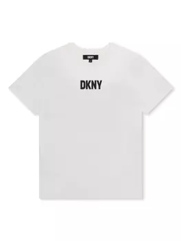 DKNY футболка с фотопринтом, белый