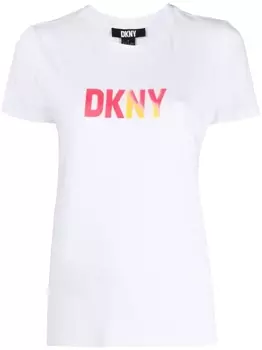 DKNY футболка с логотипом, белый