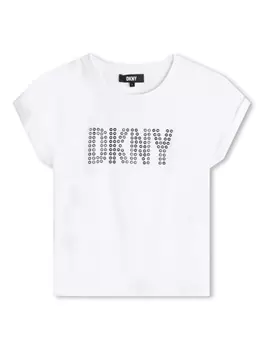 DKNY футболка с логотипом, белый