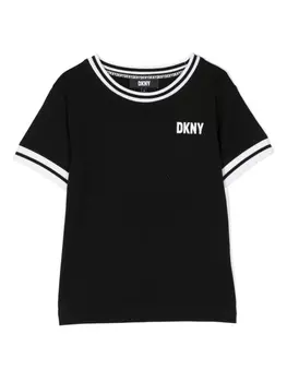 DKNY футболка с логотипом, черный