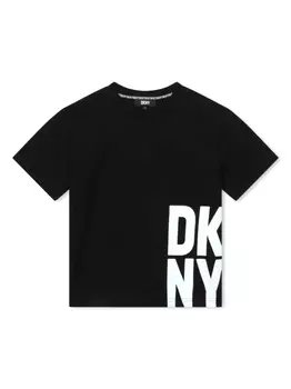 DKNY футболка с логотипом, черный