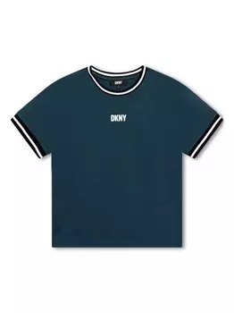 DKNY футболка с логотипом, синий