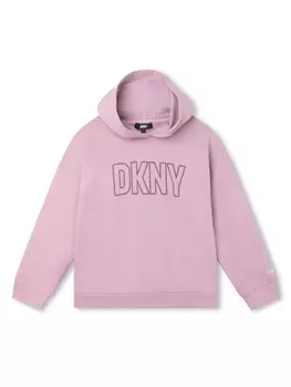 DKNY худи с логотипом, розовый