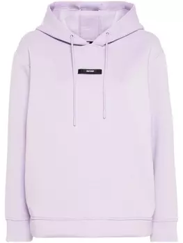 DKNY худи с перфорацией, фиолетовый