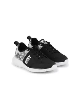 DKNY кеды с принтом граффити, черный
