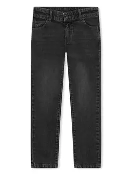 Dkny Kids джинсы с логотипом, черный
