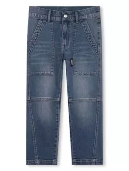 Dkny Kids джинсы с логотипом, синий