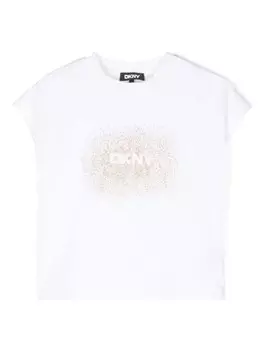 Dkny Kids футболка с логотипом, белый