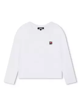 Dkny Kids футболка с логотипом, белый