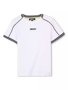 Dkny Kids футболка с логотипом, белый