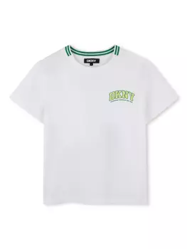 Dkny Kids футболка с логотипом, белый