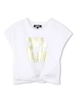 Dkny Kids футболка с логотипом, белый
