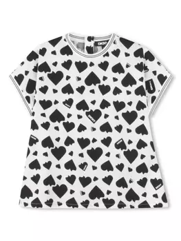Dkny Kids футболка с принтом, белый