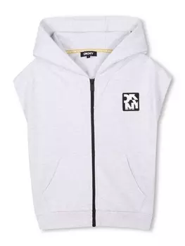 Dkny Kids худи без рукавов, серый