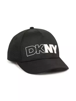 Dkny Kids кепка с логотипом, черный