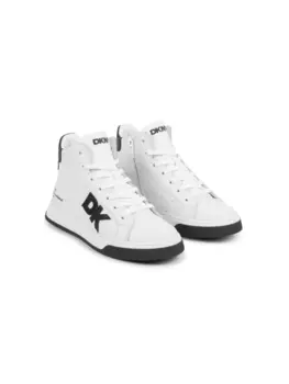 Dkny Kids кроссовки с логотипом, белый