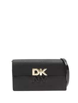 DKNY клатч с логотипом, черный