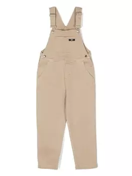 DKNY комбинезон с нашивкой-логотипом, нейтральный цвет