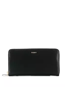 DKNY кошелек с круговой молнией, черный