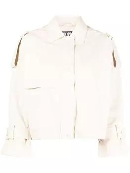 DKNY куртка-рубашка с длинными рукавами, нейтральный цвет