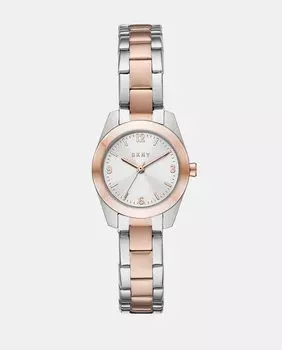 DKNY Nolita NY2923 двухцветные женские часы из стали DKNY, розовый