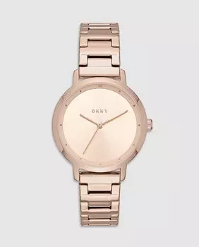 DKNY NY2637 розовые женские часы из стали DKNY, розовый