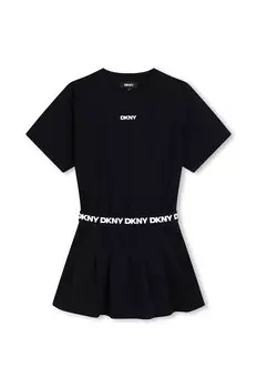 Dkny платье для маленькой девочки, черный