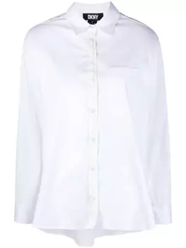 DKNY рубашка с логотипом, белый