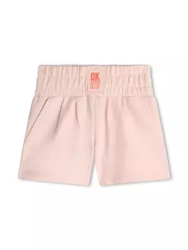 DKNY шорты с логотипом, розовый