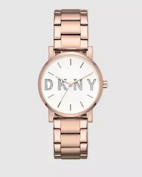 DKNY Soho NY2654 женские часы из розовой стали DKNY, розовый