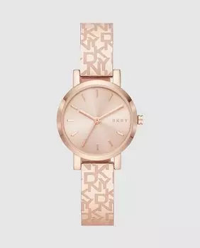 DKNY Soho NY2884 розовые женские часы из стали DKNY, розовый
