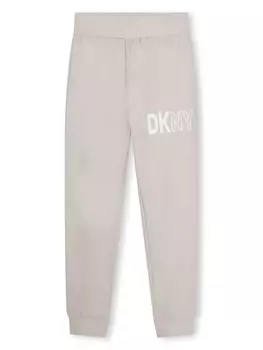 DKNY спортивные брюки с логотипом, нейтральный цвет