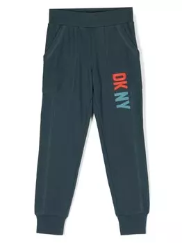 DKNY спортивные брюки с логотипом, синий