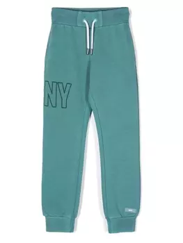 DKNY спортивные брюки с логотипом, синий