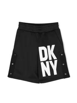 DKNY спортивные шорты с логотипом, черный