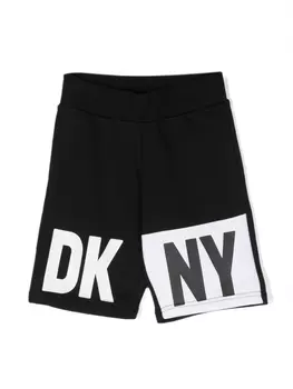 DKNY спортивные шорты с логотипом, черный