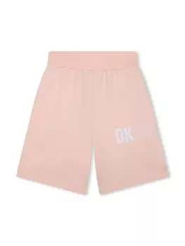 DKNY спортивные шорты с логотипом, розовый