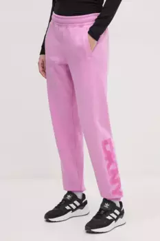 Dkny спортивные штаны, фиолетовый