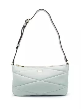 DKNY стеганая сумка на плечо, серый