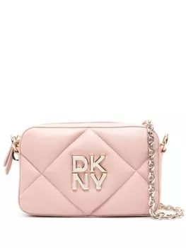 DKNY сумка через плечо с логотипом, розовый