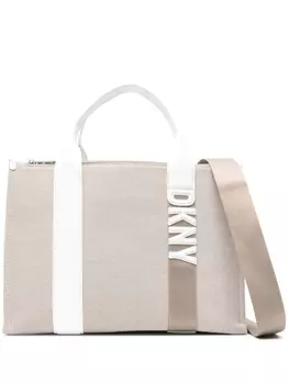 DKNY сумка-тоут Holly среднего размера, нейтральный цвет