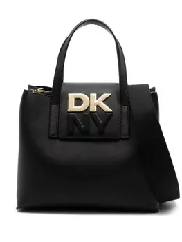 DKNY сумка-тоут с логотипом, черный